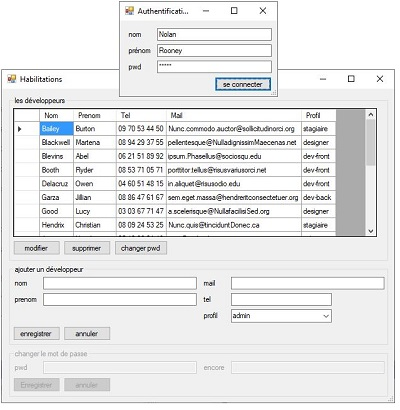 C# : Gestion des habilitations